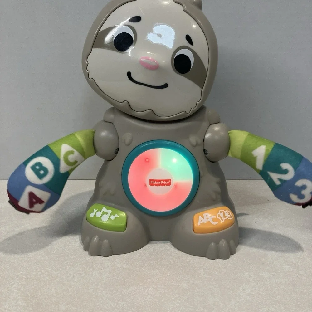 Fisher-Price Linkimals Lot 5 Sloth Hedgehog Beaver Whale Turtle Musical Toys